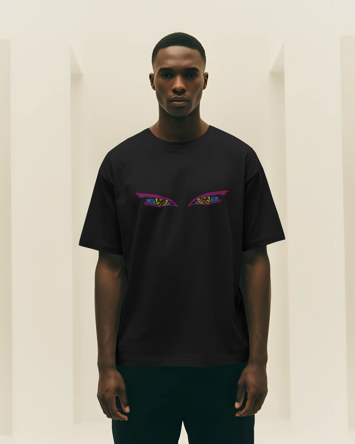 Camiseta Akaza | Demon Slayer | Diseño oversize negra edición limitada