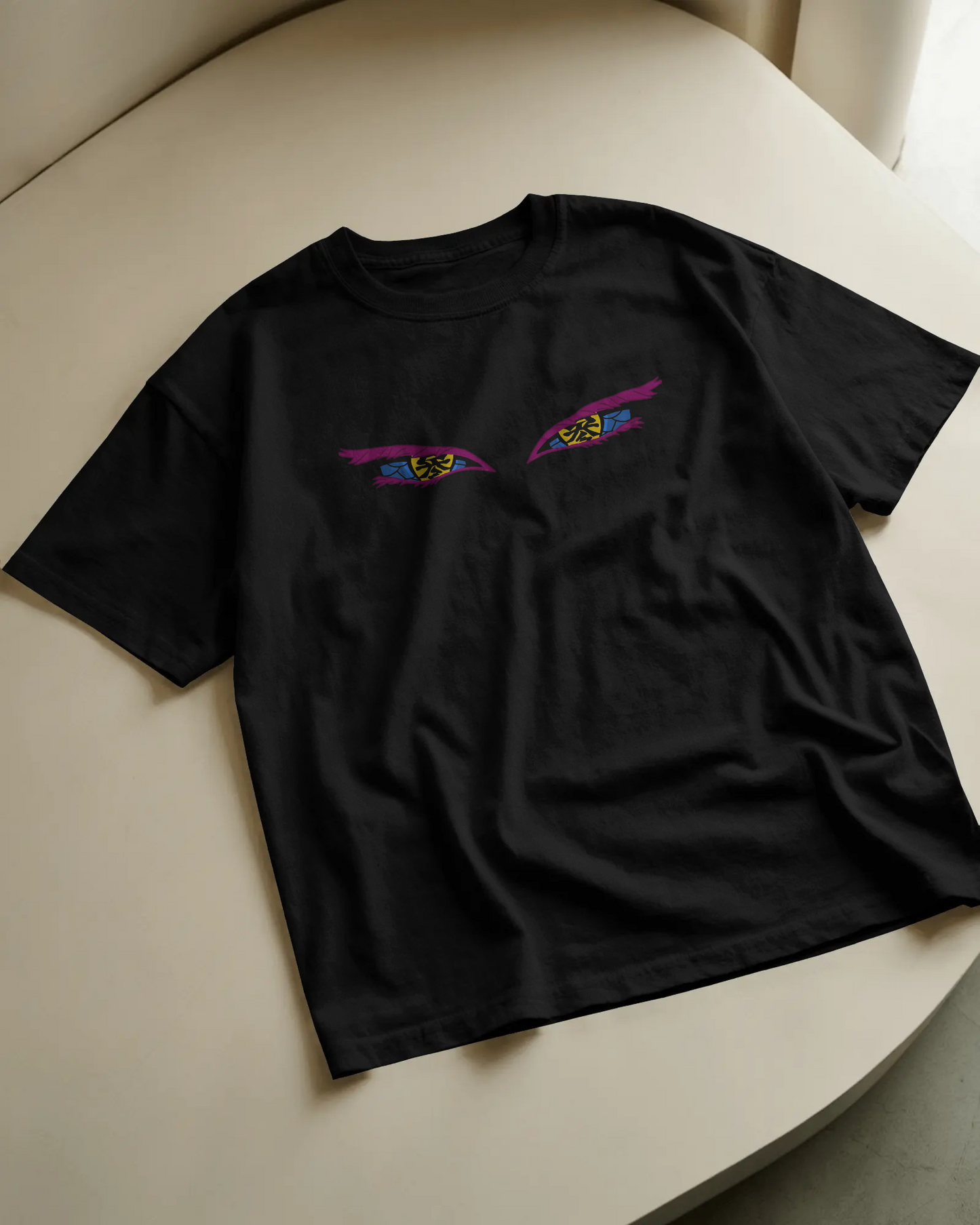 Camiseta Akaza | Demon Slayer | Diseño oversize negra edición limitada