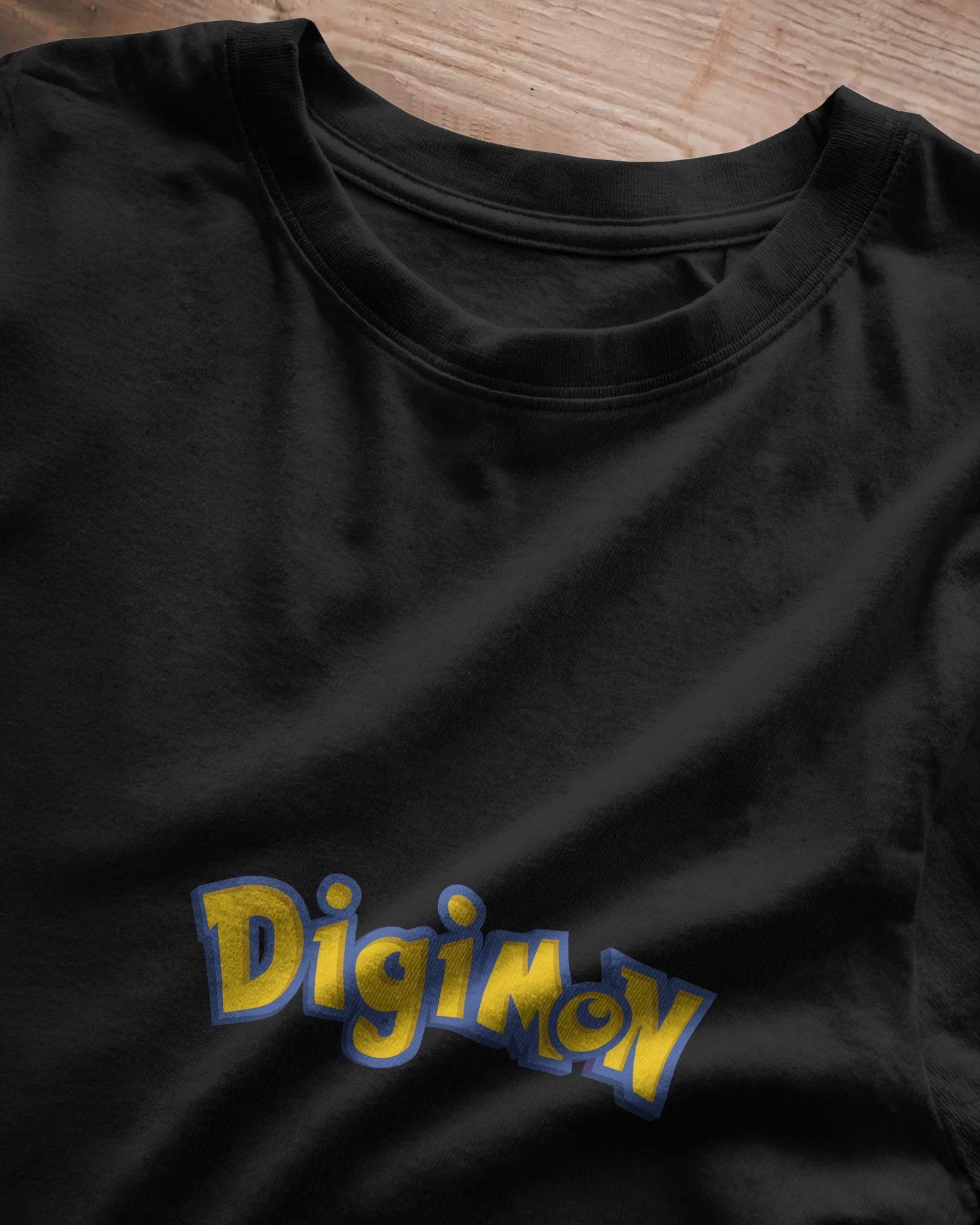 Camiseta Digimon | Digimon | Diseño exclusivo oversize negra