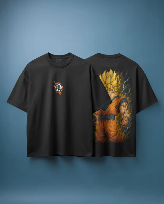 Camiseta Goku Super Saiyan 2 | Dragon Ball Z | Diseño exclusivo oversize