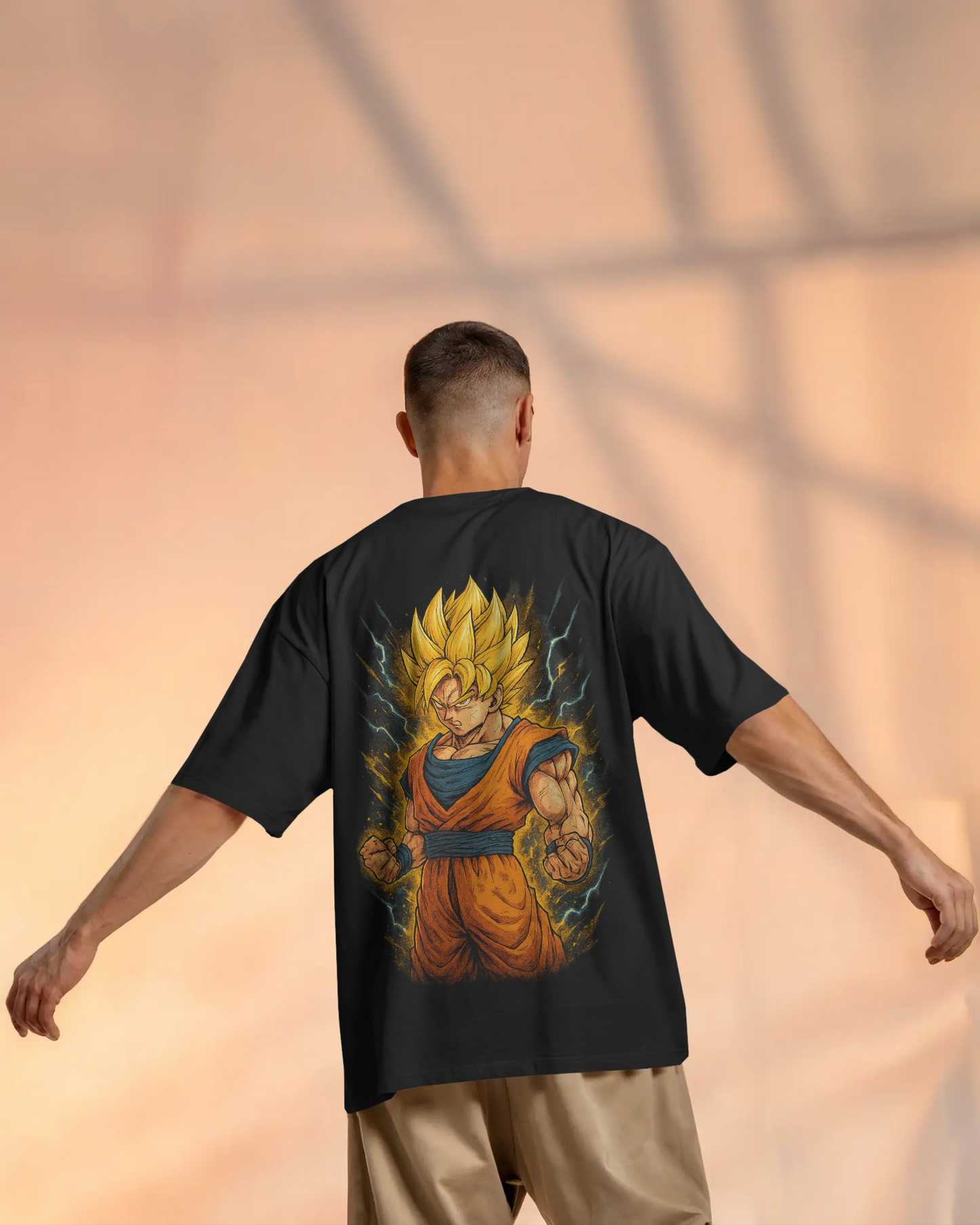 Camiseta Goku Super Saiyan 2 | Dragon Ball Z | Diseño exclusivo oversize