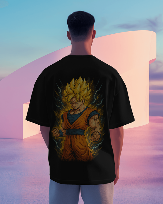Camiseta Goku Super Saiyan 2 | Dragon Ball Z | Diseño exclusivo oversize