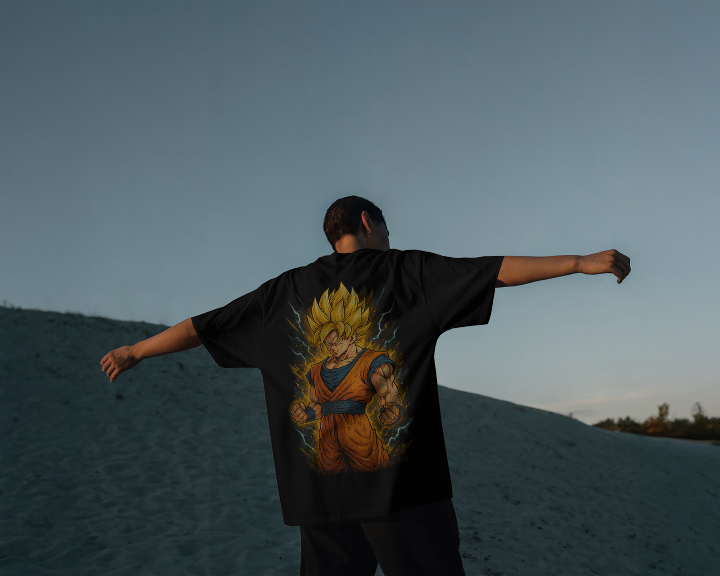Camiseta Goku Super Saiyan 2 | Dragon Ball Z | Diseño exclusivo oversize