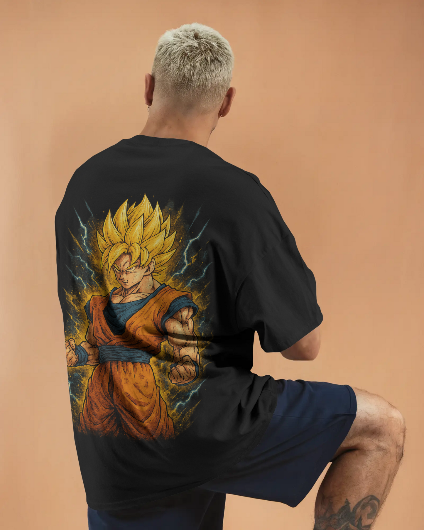 Camiseta Goku Super Saiyan 2 | Dragon Ball Z | Diseño exclusivo oversize