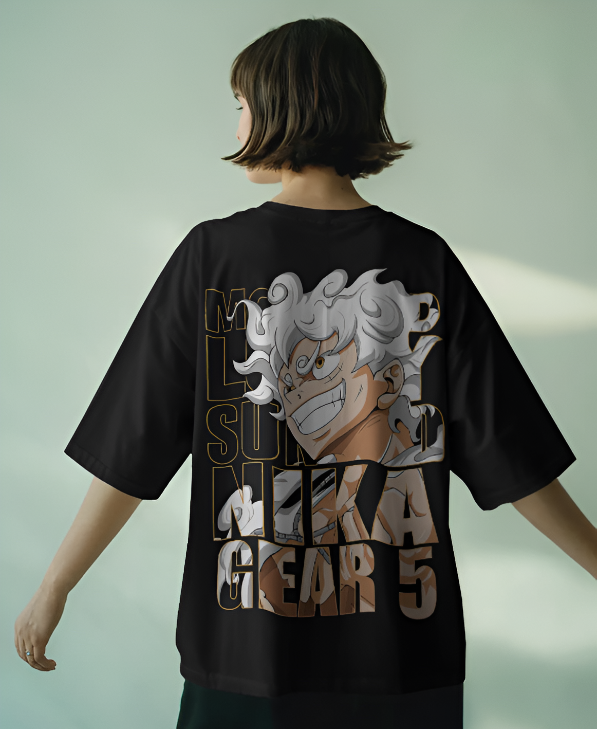 Camiseta Luffy Gear 5 | One Piece | Diseño exclusivo oversize