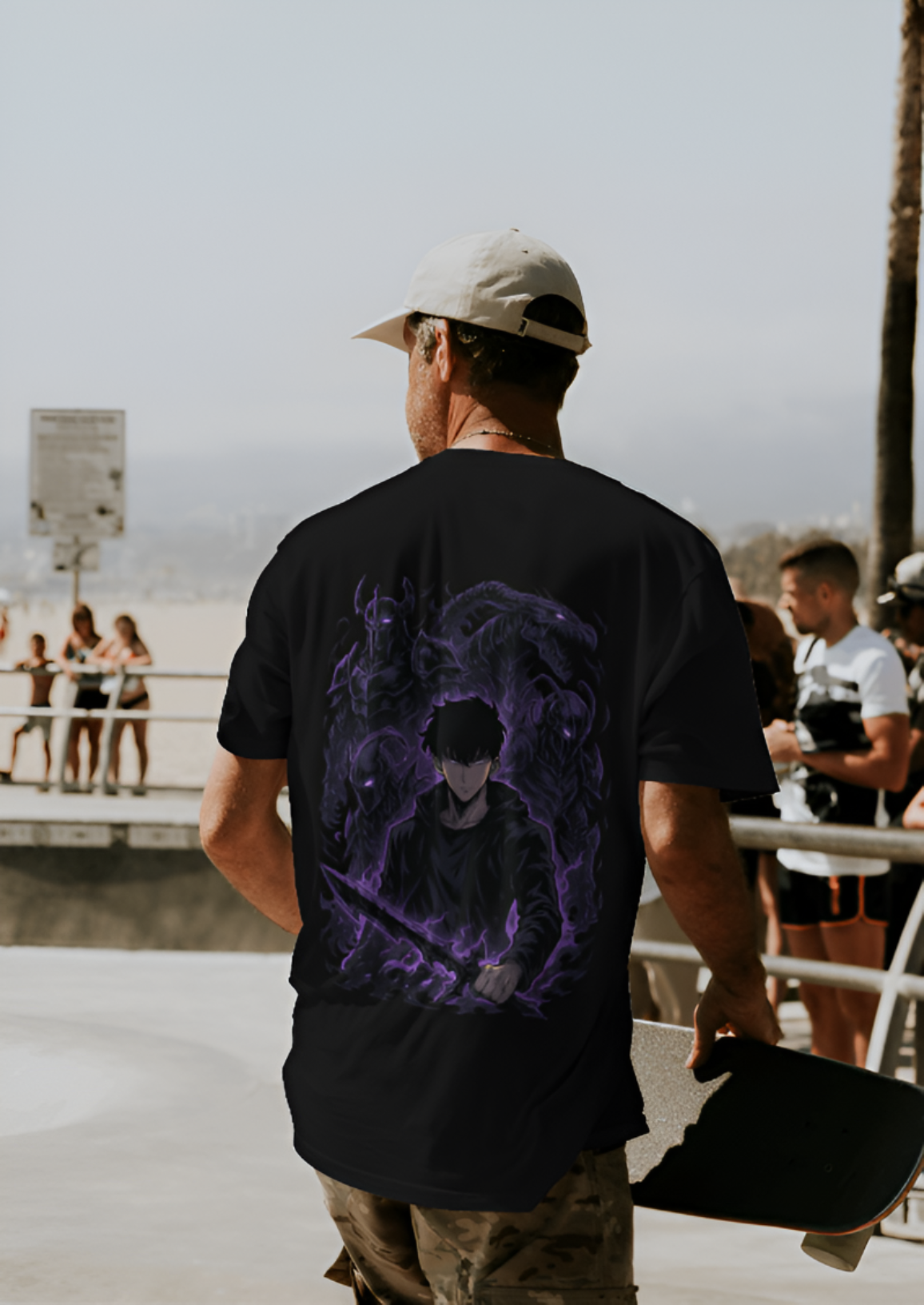 Camiseta Sung Jin-Woo | Solo Leveling | Estilo oversize edición limitada