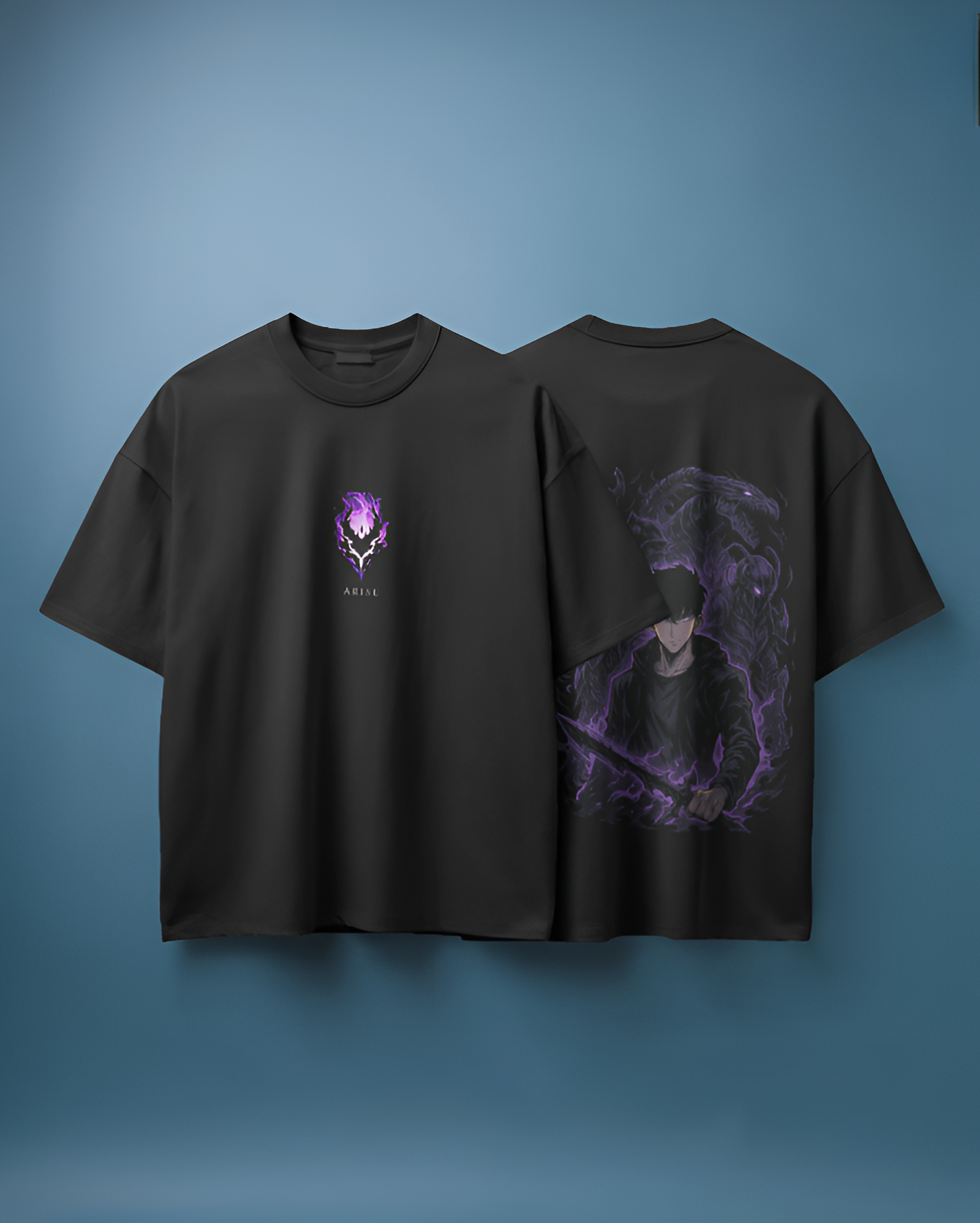 Camiseta Sung Jin-Woo | Solo Leveling | Estilo oversize edición limitada