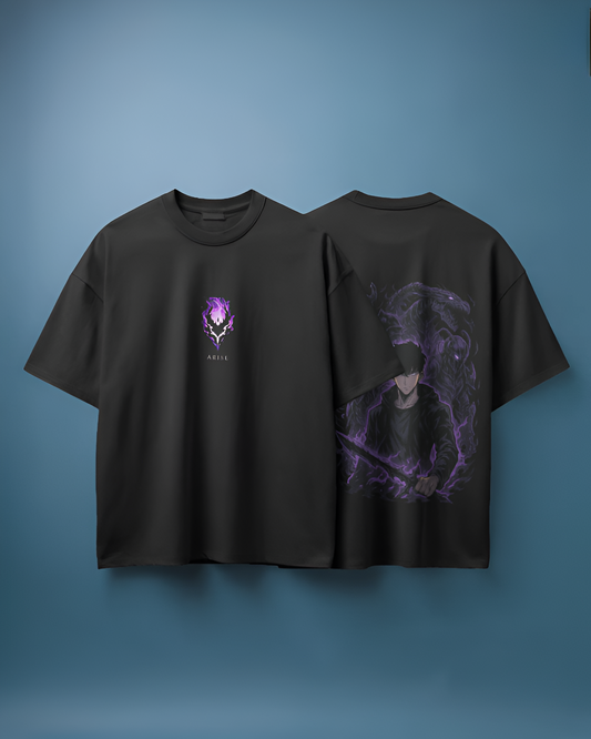 Camiseta Sung Jin-Woo | Solo Leveling | Estilo oversize edición limitada