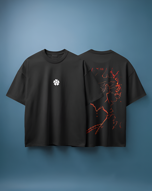 Camiseta Asta | Black Clover | Estilo oversize edición limitada