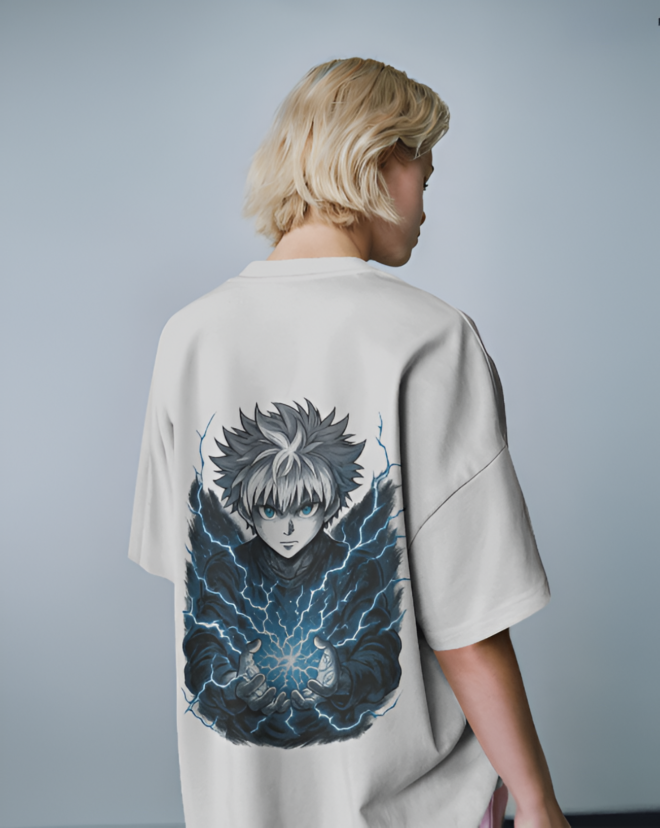 Camiseta Killua Zoldyck | Hunter x Hunter | Diseño exclusivo oversize