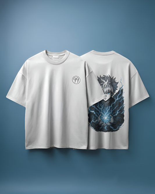 Camiseta Killua Zoldyck | Hunter x Hunter | Diseño exclusivo oversize